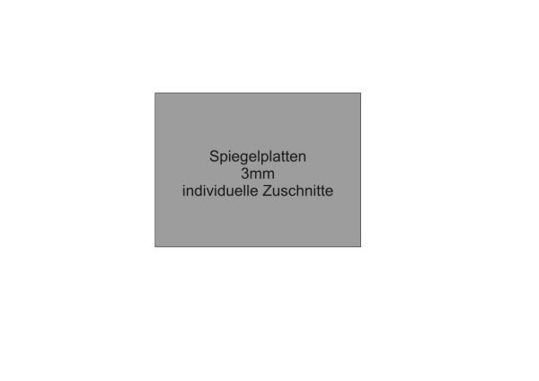 Spiegelplatten Kundenzuschnitte